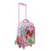 Bioworld Disney 16 Princesses Girls Rolling Backpack with Adjustable Handle