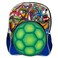 AI ACCESSORY INNOVATIONS Teenage Mutant Ninja Turtles Backpack 16 TMNT School Bag Featuring a 3D EVA molded Turtle Shell Front Pocket Blue Green
