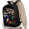 ZPINXIGN American Flag Tractor Backpack for Boys with Lunch Box Set Kindergarten to Elementary School Kids 3Pcs Back to School Set Age 58