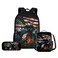 ZPINXIGN American Flag Tractor Backpack for Boys with Lunch Box Set Kindergarten to Elementary School Kids 3Pcs Back to School Set Age 58