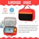 BEFUNIRISE Backpack Set for Girls Boy Kids Backpack with Lunch Box for Elementary Primary Kindergarten School Bag Red Black Set Large