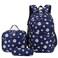 goldwheat Daisy Printed Backpacks With Lunch Pack Pencil Case 3pcs Lightweight Waterproof Bookbag For Middle School