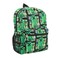 Bioworld Minecraft Creeper AllOver Print 18 Backpack