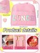 Bulyoou Preppy School Backpack Set for Girls Backpack and Lunch Bag with Chenille Patches Preppy Bookbag Lunch Bag for Back to School GiftPink