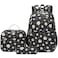 Createy Girls Backpack Daisy Backpack for Girls School Bags Elementary Bookbags Primary School Backpack Kids Backpack with Lunch Box and Pencil Case