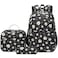 Createy Girls Backpack Daisy Backpack for Girls School Bags Elementary Bookbags Primary School Backpack Kids Backpack with Lunch Box and Pencil Case