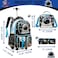 Meetbelify Kids Rolling Backpack with Wheels for Boys Rolling Backpacks with Lunch Box for Elementary School Students 3 in 1 Travel Luggage Suitcase for Boys Age 810