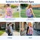 Unineovo Clear Backpack Heavy Duty Clear Bookbag with Pencil Case Large See Through Backpack Plastic Transparent Backpacks for Primary College Work Travel