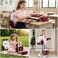 Mildame Backpacks for Girls Set Aesthetic Backpack for Teens Lightweight Classic Backpack for Kids 3Pcs Boys Girls Bookbags with Cute Pendant