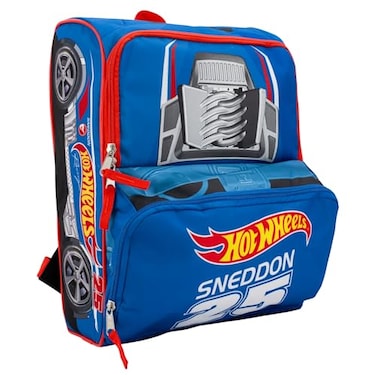 AI ACCESSORY INNOVATIONS Hot Wheels Blue Sneddon 25 Twinduction Race Car Shaped 14 Mini Backpack Kids School Bag Blue