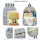 Dezcrab Kids Backpack for Girls Teens School Bags Bookbags Set with Lunch Bag Pencil Case Leopard