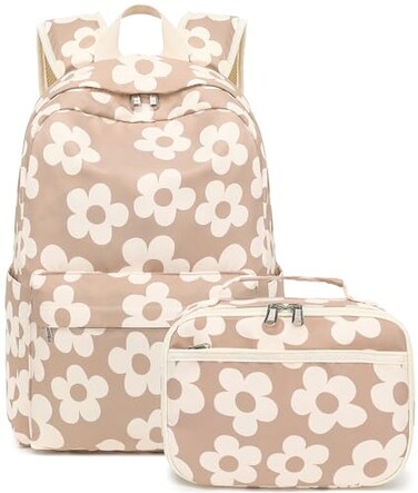 Bluboon Backpack for Girls Kids Preschool Backpack with Lunch Box Kindergarten School Bookbags Set