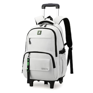Armbq Rolling Backpack for Boys Kids with Wheels Trolley School Bag for Teens Elementary Wheeled Backpack
