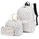 Yusudan Girls School Backpack Set Kids Teens School Bag Bookbag with Lunch Bag Pencil Bag Daisy Grey