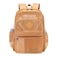 MOONBABY Mesh Backpack Heavy Duty See Through School Backpack Transparent Bookbag for Swimming Beach Sports Work Travel Khaki