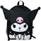 Kuromi Unisex Kids Classic Backpack Black Medium