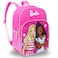 Barbie Backpack for Girls 46 16 Bookbag Bundle With Water Bottle Tattoos and More