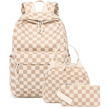 Bluboon School Backpack Teens Girls Boys Kids School Book Bags with Lunch Box Pencil Bag