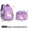 Octsky Backpack for Girls Kids School Backpacks with Lunch Box Preschool Kindergarten BookBag Set With Chest Strap Candy Unicorn Purple