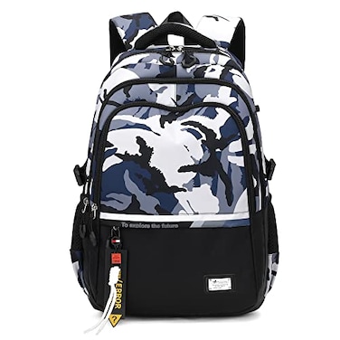 Armbq Camouflage Kids School Backpack for Boys Camo Casual Bookbags Elementary Middle School Bag Teens Travel Backpack
