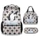 COOPASIA Penguin Backpack with Lunch Box and Pencil Case 16 Inch Penguin Theme Bookbag with Adjustable Straps Durable Lightweight Large Capacity School Backpack for Girls Women
