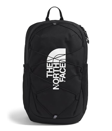 The North Face Kids Court Jester Backpack WaterRepellent Travel Bag Spacious Main Compartment for TweensYoung Teens TNF Black One Size