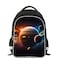 AnySmic Solar System Planets Stars Space Kids Backpack Galaxy School Bookbag for Boys and Girls Polyester 17 Inches Back Pack Giftable Bottle Holders Tablet Compartment