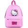 Hello Kitty Girls Backpack with Zipped Front Pocket Adjustable Strap For School