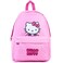 Hello Kitty Girls Backpack with Zipped Front Pocket Adjustable Strap For School
