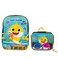 AI ACCESSORY INNOVATIONS Baby Shark 2 Piece Backpack Set Boys Girls 16 School Bag Blue