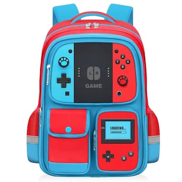 TILYTADLY School Backpack for Boys Gamer Boys Backpack for Kids Children Elementary Middle School Students Bag for Ages 61817 Video Game Bookbag Travel Back Pack
