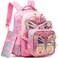 Meetbelify Backpacks for Girls School Backpacks with Lunch Box Pencil Case for Elementary Students Ages 810 Kids Travel Backpack 3 in 1 Backpack Set for Girls Butterfly