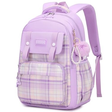 MUSEVOS Girls Backpack Ideal School Backpack for Girls from Elementary to Teen Years Kawaii Bookbag Cute Large Capacity
