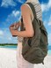 GAMLFL Military Green Canvas Backpack for Women Men Retro Aesthetic Rucksack Basic Backpack for High SchoolCollege Students Travel Laptop Bag