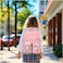 PRLINJSK Girls BackpackCute School Backpack for Girls Kids TeensKawaii Bookbag for Primary ElementaryPink