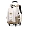 GRUOTEIS Rolling Backpack for Boys Elementary Middle School Bags Boys Carryon Roller Backpack for Kids with 6 Wheels Khaki
