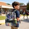 MOONBABY Clear Backpack Stadium Events Heavy Duty Clear Bookbag PVC Transparent Backpack for Kids Adult See Through Book Bag Game Console
