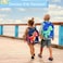 GRUOTEIS Dinosaur Boys Toddler Preschool Backpack Antilost DarkblueGreen