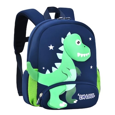 GRUOTEIS Dinosaur Boys Toddler Preschool Backpack Antilost DarkblueGreen