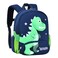 GRUOTEIS Dinosaur Boys Toddler Preschool Backpack Antilost DarkblueGreen