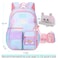 kistou Girls Backpack School Backpacks Rainbow Student BackpaKawaii Kids BackpackBook Bag for Elementary Primary School