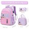 ACESAK Girls Backpack Schoolbag for Kids Teens Waterproof Lightweight Elementary to Middle School Casual Daypack with Lunch Bag Set