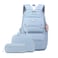 Bansusu 3Pcs Light Blue Kids Backpack for Teen Girls with Lunchbox Blue Girls Backpack MultiPocket Casual School Bag Blue