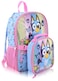 Fast Forward Bluey Backpack With Lunch Box for Kids Insulated Lunch Bag Lunch Box for Boys Girls Toddlers Backpack for School and Reusable Lunchbox