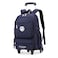 GRUOTEIS Boys Backpack with 6 Wheels for School Kids Rolling Backpack for Teen Boys on Wheels Darkblue