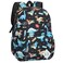 VGJ Kids Backpack for Girls Boys 15 Inch Dinosaur Childrens Backpack Cute School Bag Kindergarten Backpack for Ages 38 Black
