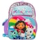 AI ACCESSORY INNOVATIONS Gabbys Dollhouse Backpack for Girls 16 Inch School Bag with Flip Sequins 3D Molded Front Pocket Purple