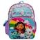 AI ACCESSORY INNOVATIONS Gabbys Dollhouse Backpack for Girls 16 Inch School Bag with Flip Sequins 3D Molded Front Pocket Purple