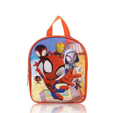 Fast Forward Marvel Spidey and His Amazing Friends Backpack for Boys Girls Unisex Cute 11 Spidey and Friends Mini Backpack for Toddlers Spidey Bag and Spidey Accessories