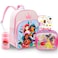 Disney Princess Backpack with Lunch Box Set Bundle with 16 Backpack Lunch Bag Stickers Water Bottle More Disney Princess School Bag for Girls